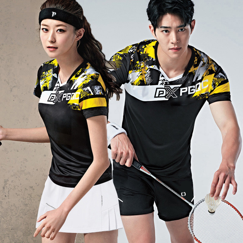 速干羽毛球服女2026新款短裙套装男款短裤定制运动服网球服文化衫