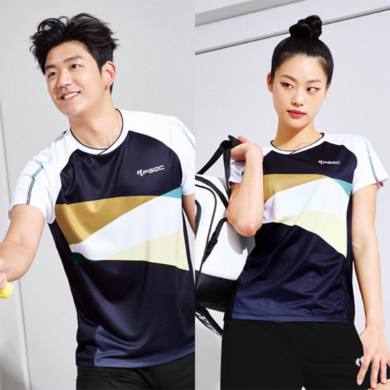 专业速干羽毛球服女新款短裤套装2026男款夏季好看快干短袖运动服