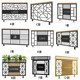 餐厅屏风装饰火锅店卡座隔断铁艺围栏饭店隔栏栅栏矮隔墙护栏玄关