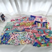 裙儿童裙子童装 164英单BD女童夏季 波点彩虹条纹碎花腰裙裤