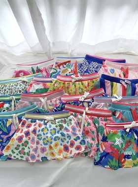 98-164英单BD女童夏季波点彩虹条纹碎花腰裙裤裙儿童裙子童装