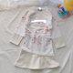 104 印花毛巾绣毛圈连衣裙儿童裙子童装 164英单女童春款 英式