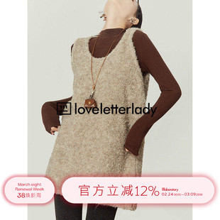 周里物2025超火连衣裙灰色女春季新款氛围感叠穿针织中长款背心裙