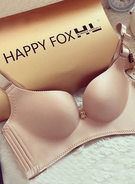 金狐狸内衣旗舰店无钢圈聚拢狐狸文胸收副乳正品08火狐狸官方店