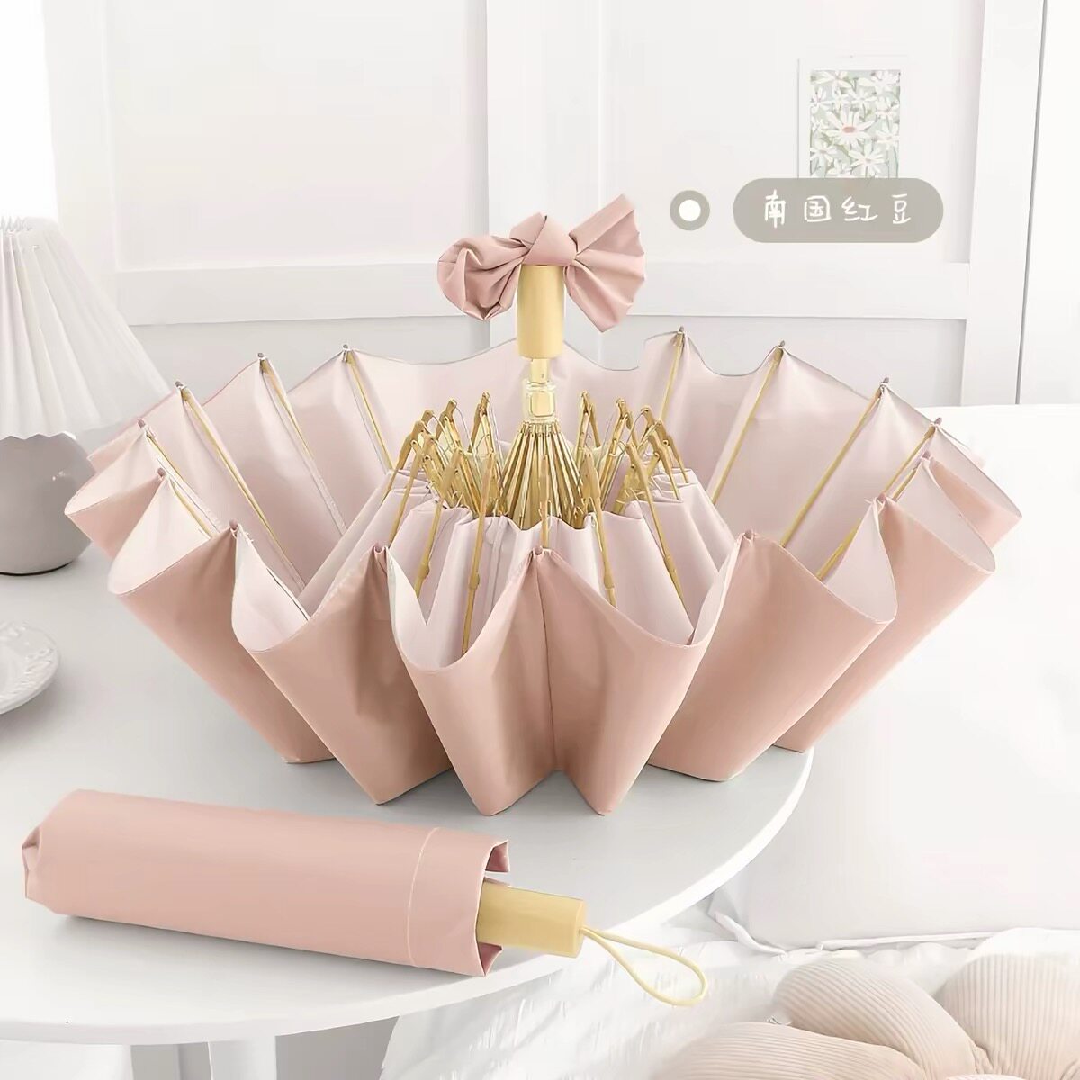 雨伞学生上学专用彩胶太阳伞晴雨两用女防风加固大暴雨遮阳伞防晒