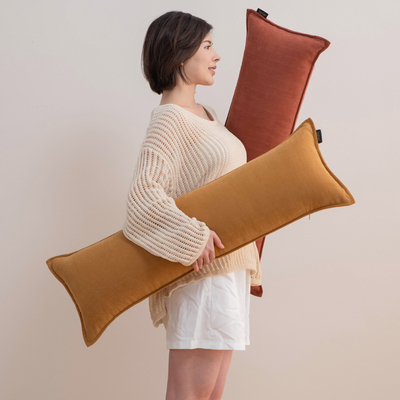 抱枕腰靠长条沙发客厅腰枕靠枕套长方形床头床上靠垫大号靠背垫罩