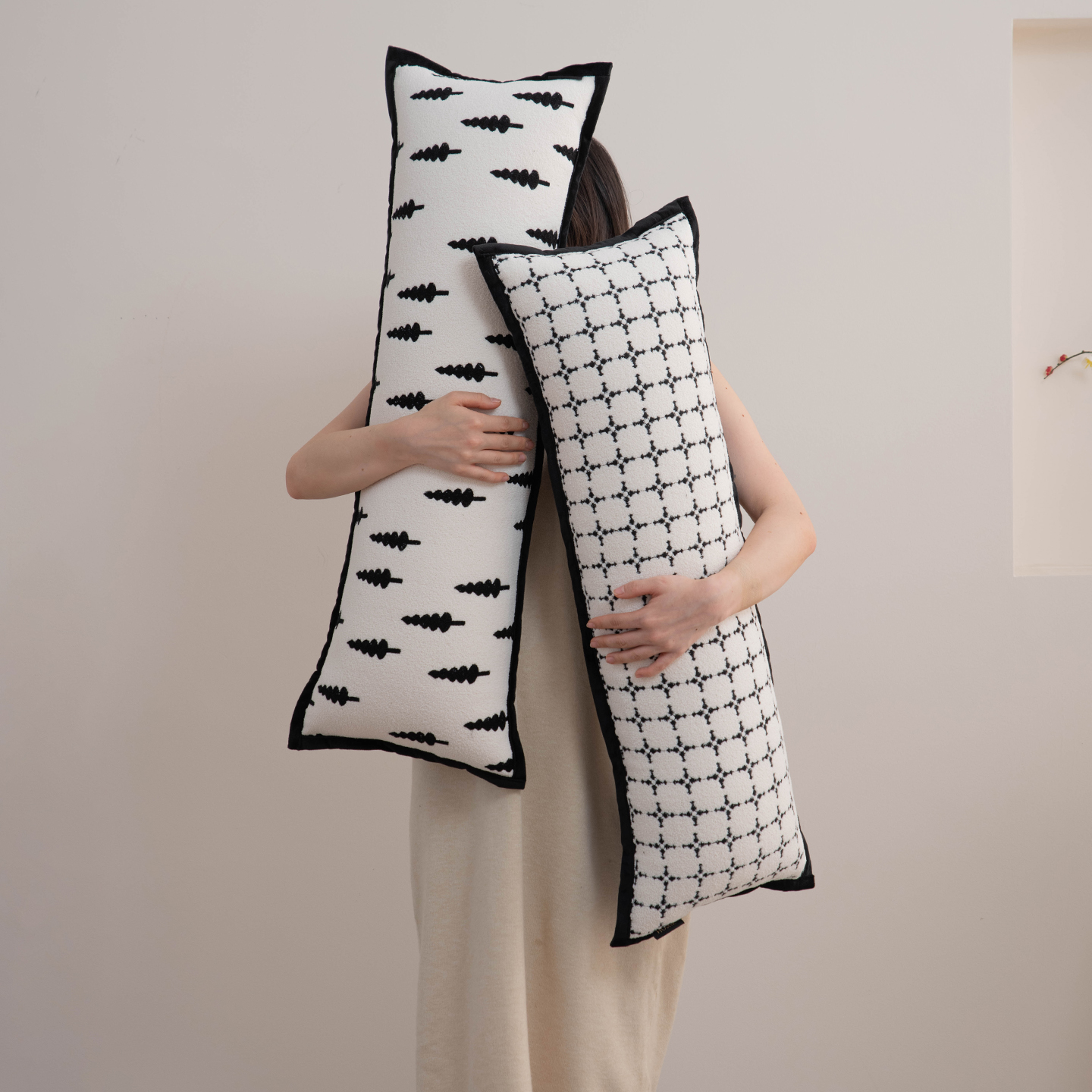 长条抱枕沙发客厅护腰枕腰靠靠枕长方形床头靠垫大靠背枕头枕腰垫