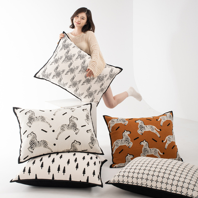 2025新款抱枕靠垫沙发客厅抱枕套不含芯轻奢高级感靠枕套大靠背垫