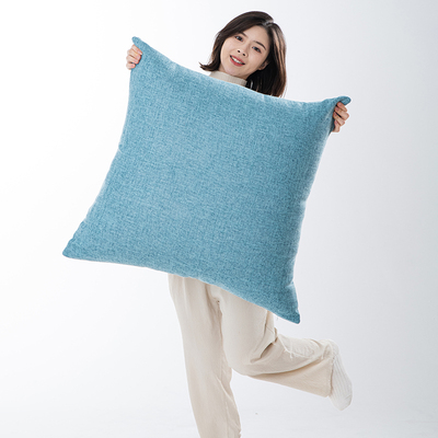 北欧风加厚亚麻方形70大抱枕卧室床头软包60靠垫沙发午睡靠枕含芯