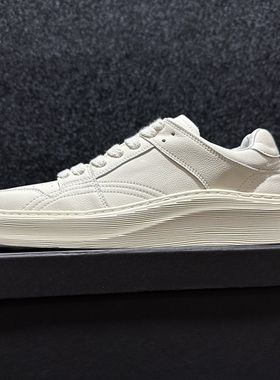 软底软面小白鞋百搭休闲男鞋欧美青年潮鞋增高厚底真皮板鞋男透气
