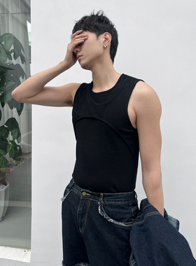 IHF INFiniTE HF“伏黑甚尔”双层性感潮质感小众设计感无袖背心