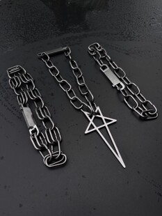 INFiniTE H/项链Primitive darkness暗黑小众先锋五芒星RO高级感