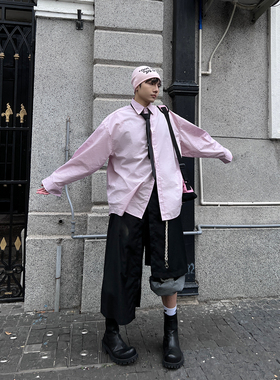 IHF INFiniTE HF“塞尔达”纯棉巴黎质感超大廓形RAF宽松衬衣衬衫