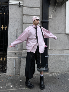 IHF INFiniTE HF“塞尔达”纯棉巴黎质感超大廓形RAF宽松衬衣衬衫