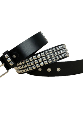 INFiniTE HF 暗黑哥特重工铆钉朋克摇滚时尚百搭休闲男士腰带皮带