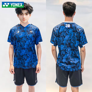 YONEX尤尼克斯2026新羽毛球服yy林丹系列男女短袖T恤短裤运动套装