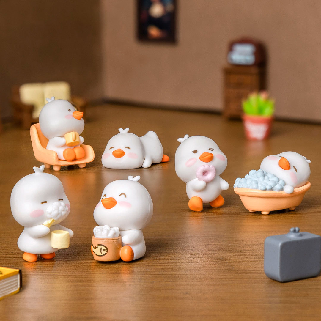 可爱鸭子治愈情绪稳定摆件微景观