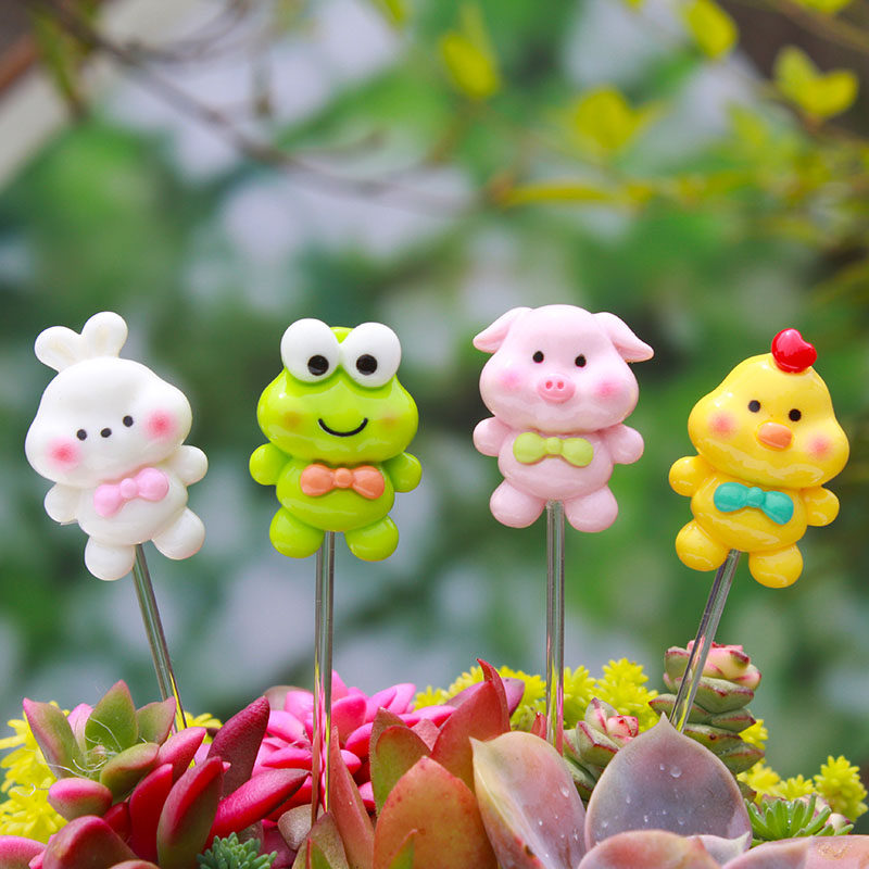 多肉花盆植物装饰可爱小动物兔子青蛙猪鸡生肖插件微景观DIY材料,鲜花速递/花卉仿真/绿植园艺,其它园艺用品,淘宝优惠券,粉丝福利购,淘宝优惠卷