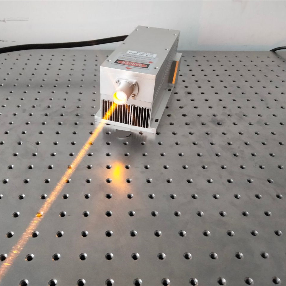 研邦589nm 黄光固体激光器 100mw300mw500mw800mw 科研表演工业用