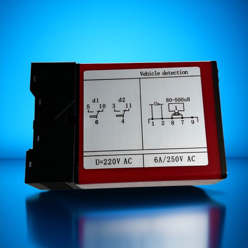 红色单路落杆地感车检器地磁线圈