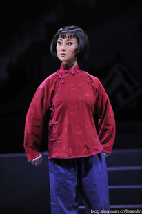 民国怀旧农民刘胡兰演出服儿童服装村姑衣服红歌合唱老太太老奶奶