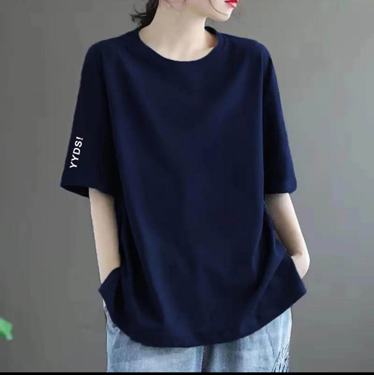 高品质纯棉新款印花洋气短袖T恤上衣时尚百搭显瘦打底衫短袖T恤女