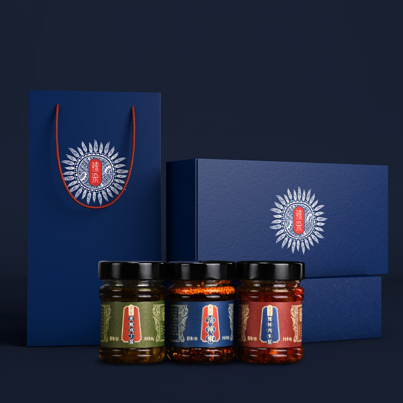 贵州特色辣椒酱礼盒伴手礼品贵州特产辣酱油辣椒糟辣椒青椒鸡丁酱