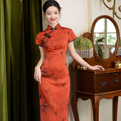 中国风年轻款 新中式 改良送考旗袍2025新款 文艺少女气质连衣裙优雅
