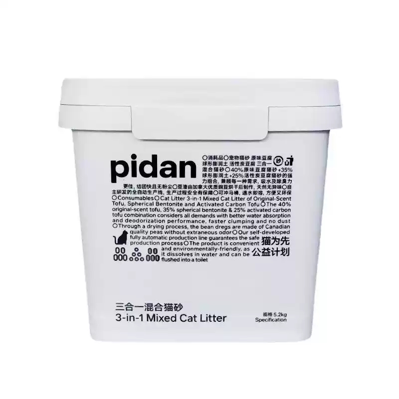 pidan猫砂桶装三合一5.2kg