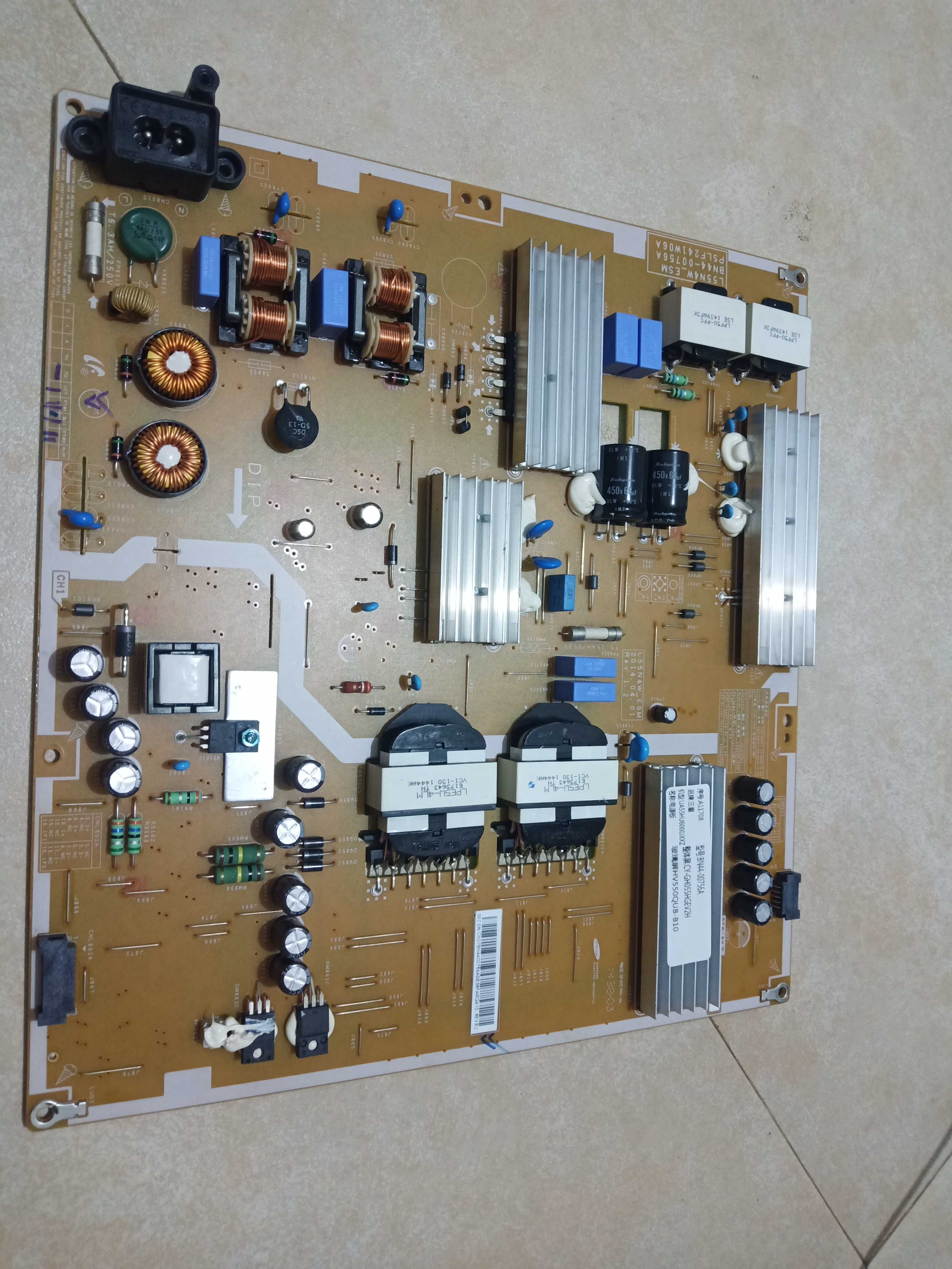 原装三星UA55HU6000JXXZ电源板BN4400756A屏CY-GH055HGEV2H