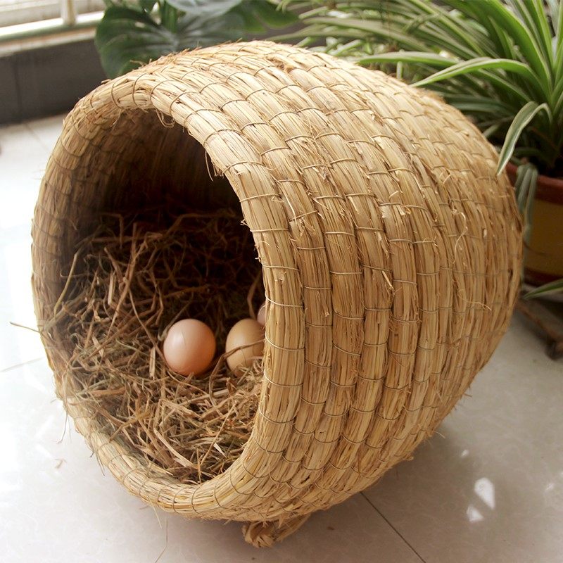 鸡窝大号母鸡下蛋窝户外鸡舍孵蛋窝老式防侧翻鸡窝鸭鹅家禽下蛋窝