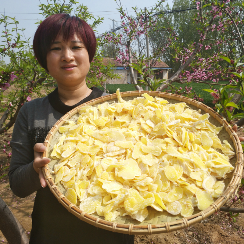 山東特產糖姜片500g 零食蜂蜜冰糖驅寒暖胃特級農家姜糖生姜片干