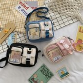 儿童包包2021新款 百搭小女孩单肩帆布包 潮可爱帅气男童斜挎包韩版