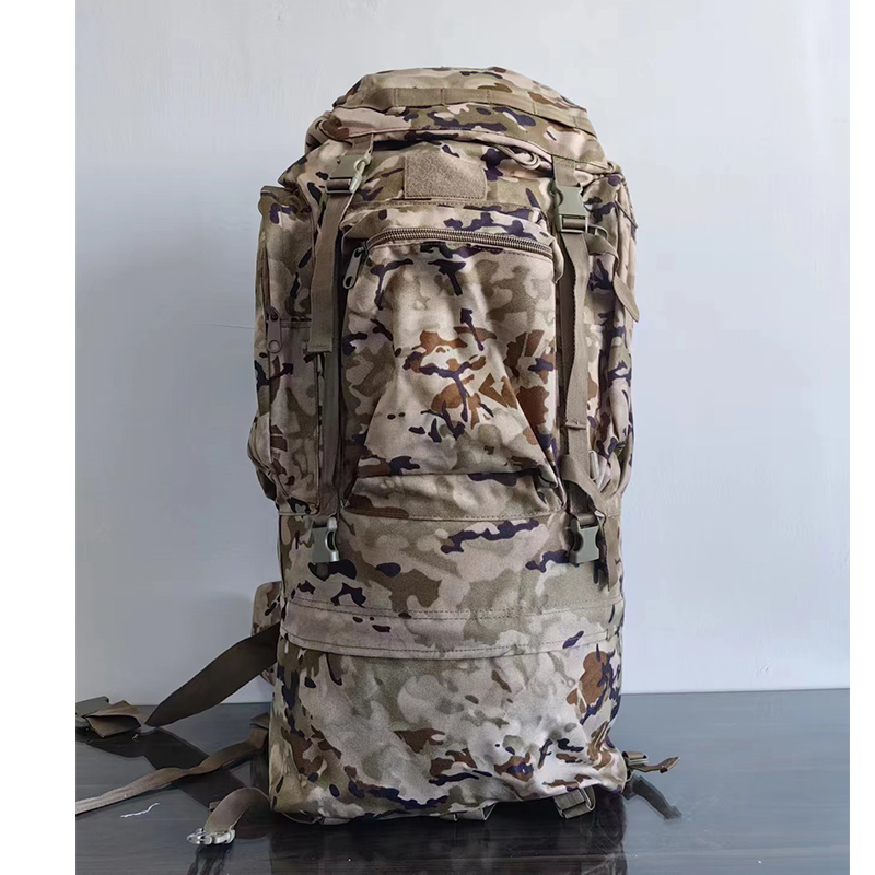 登山户外迷彩背囊携行具大容量100L升双肩背包野营登山包防水背包