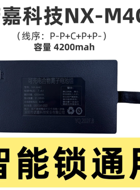 三彪名派智能锁NX-M4C原装充电电池华悦诺嘉科技原装正品YC04C/A