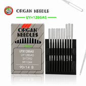 日本风琴针UY128GAS小方头DV×43RUT兔三针五线绷缝机针坎车