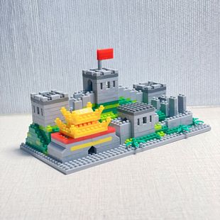 艺高M2035国潮万里长城拼装 积木儿童科教启蒙玩具手办礼品益智玩