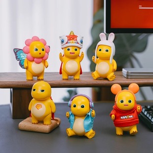 玩具送男孩礼物 派对手办公仔拼装 小鲁班B1238 39奶龙积木盲盒变装