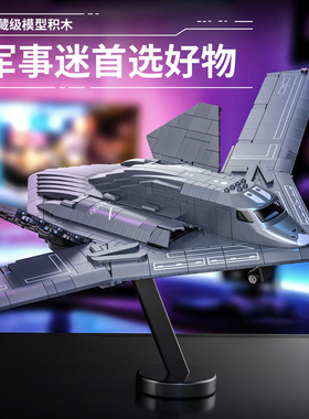 潘洛斯639026军事系列轰炸机20战斗机飞机高难度拼装模型男孩玩具