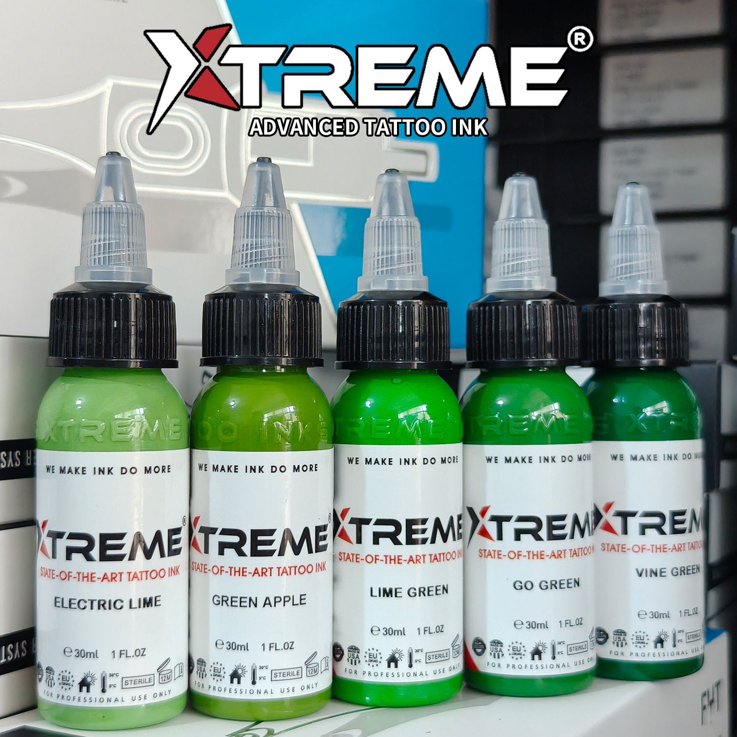 美国XTREME硬核极限纹身色料器材