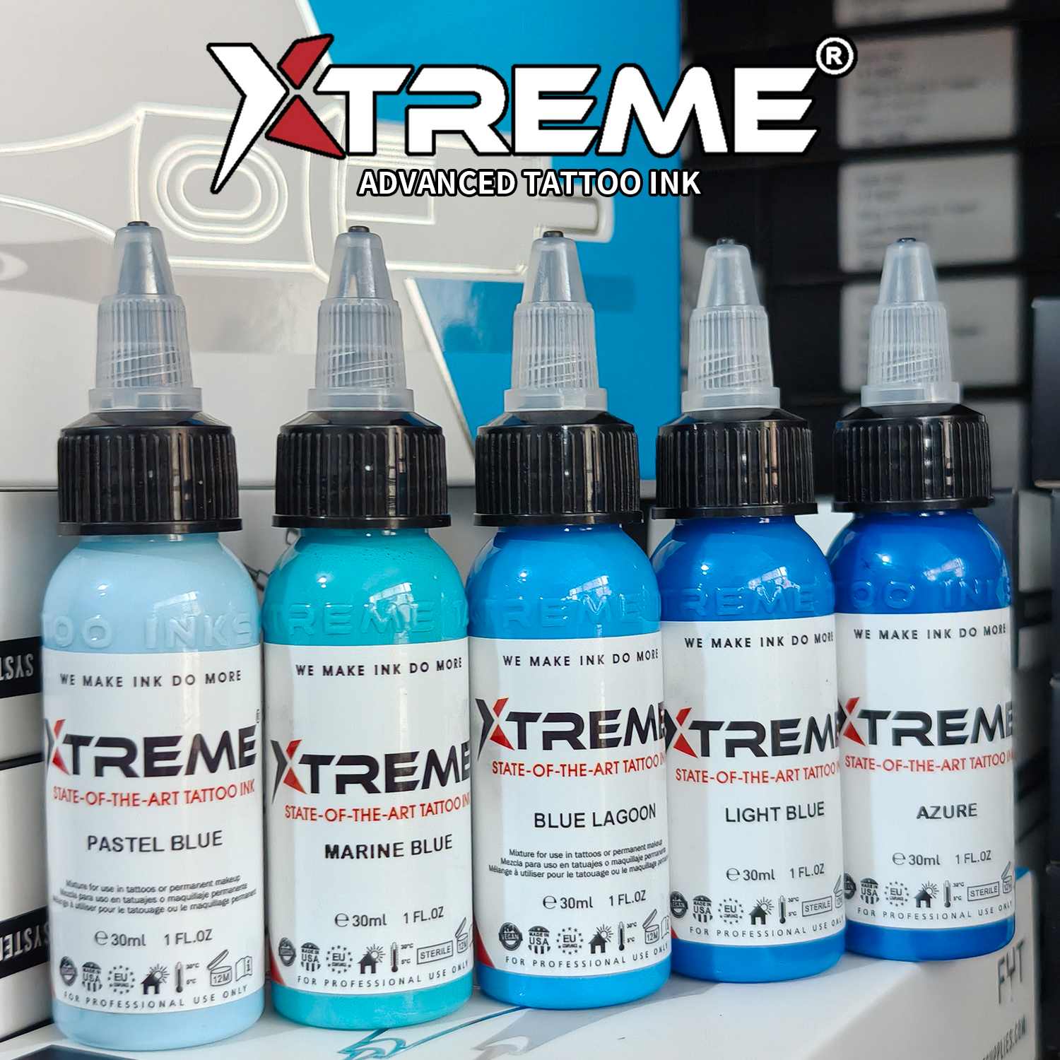 美国XTREME硬核极限纹身色料器材