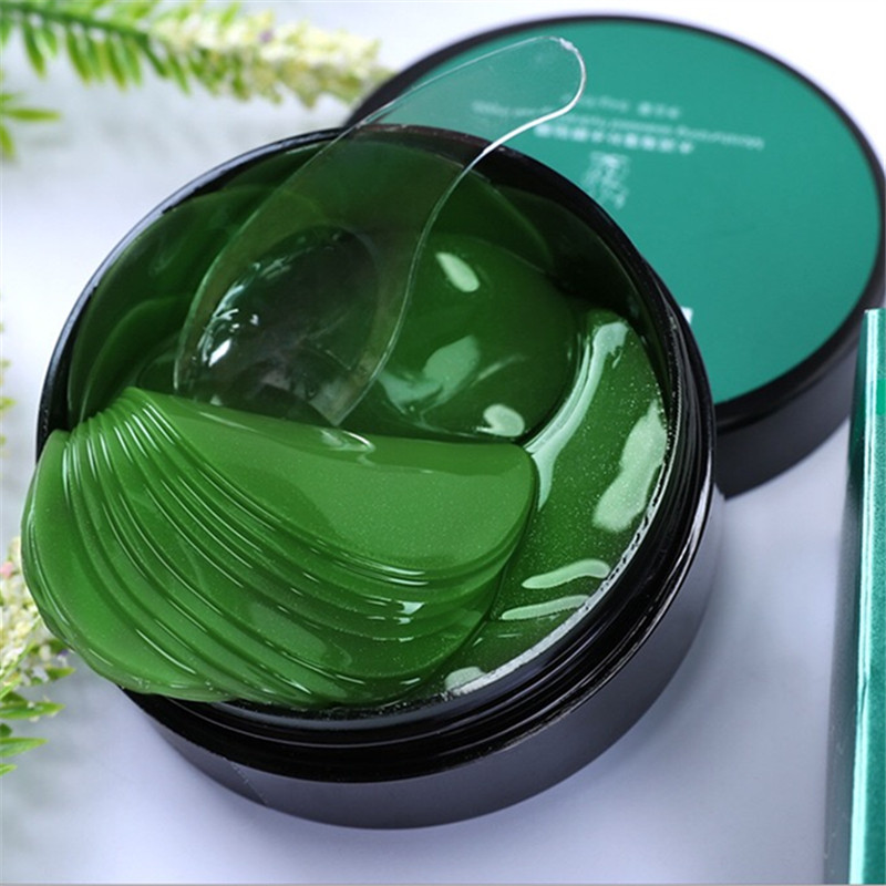 正品碧素堂水润海藻补水绿眼贴膜60片淡化黑眼圈补水保湿紧致细纹