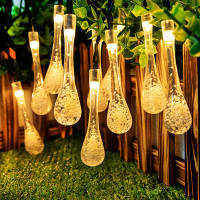Solar-powered string lights, colored lights, ambient lights, flashing lights, starry sky lights, outdoor waterproof New Year hanging lights, courtyard decoration lights thumbnail 8