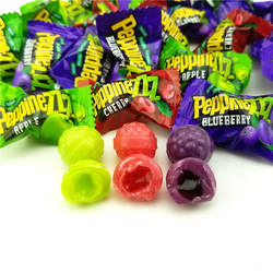 俄罗斯乌克兰进口如胜roshen酸爆水果糖果汁夹心硬糖水果味酸糖