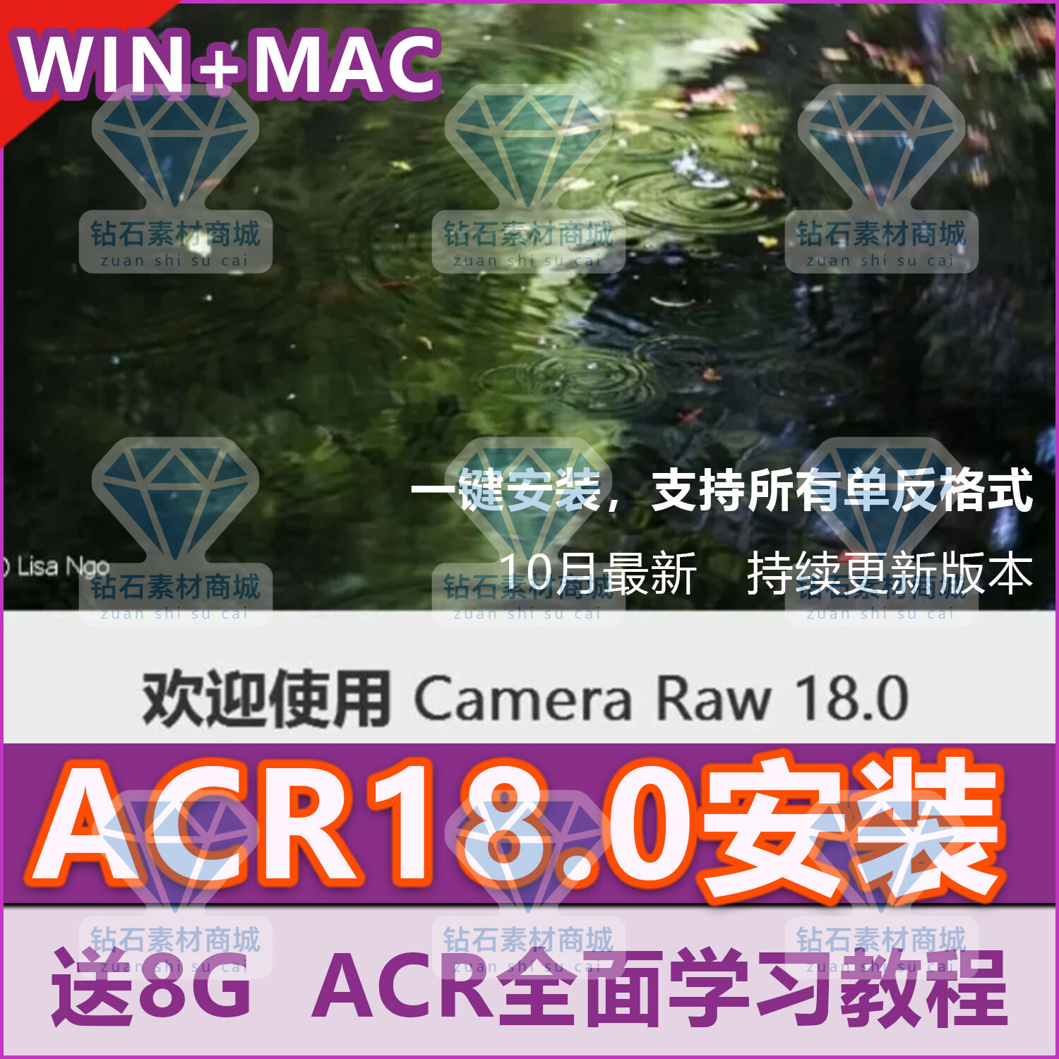 Camera Raw18.0 PS调色插件2025新版ACR17.5滤镜视频教学A7C2R5