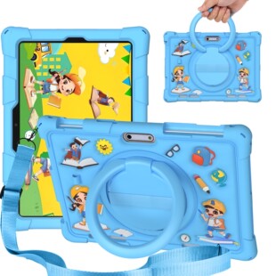 索立信T918学习机保护套学生平板电脑S100防摔硅胶全包壳10.1寸一品天才K16学习防摔保护套点读机防摔皮套