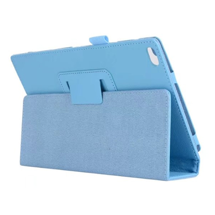 适用联想TAB4 8寸平板电脑保护套tab8plus荔枝纹两折支架皮套现货