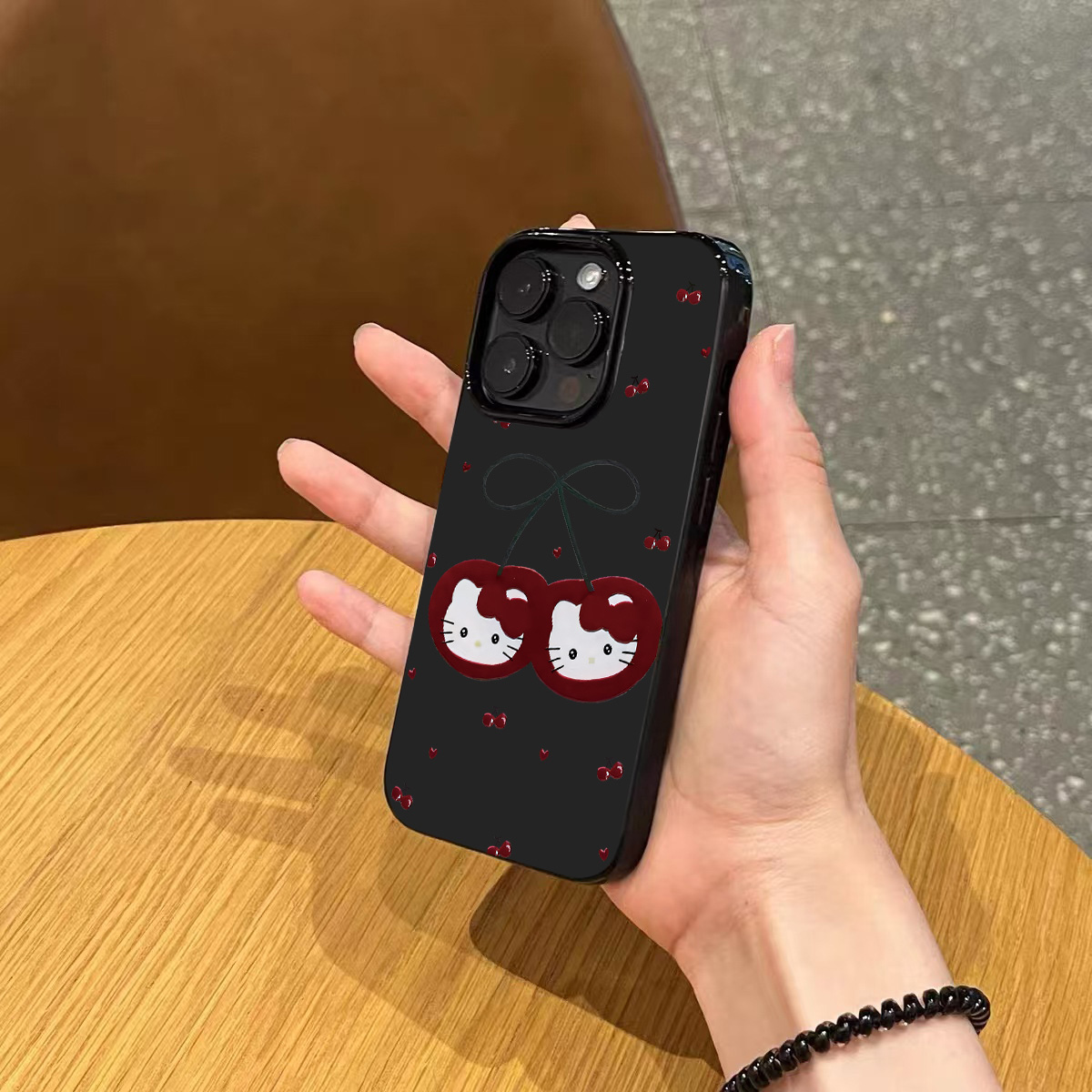 小众个性樱桃KT猫手机壳