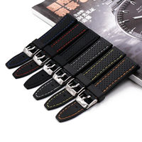 Watch accessories: pin buckle silicone watch strap 20mm, 22mm, 24mm outdoor sports waterproof and sweat-proof rubber watch strap thumbnail 7