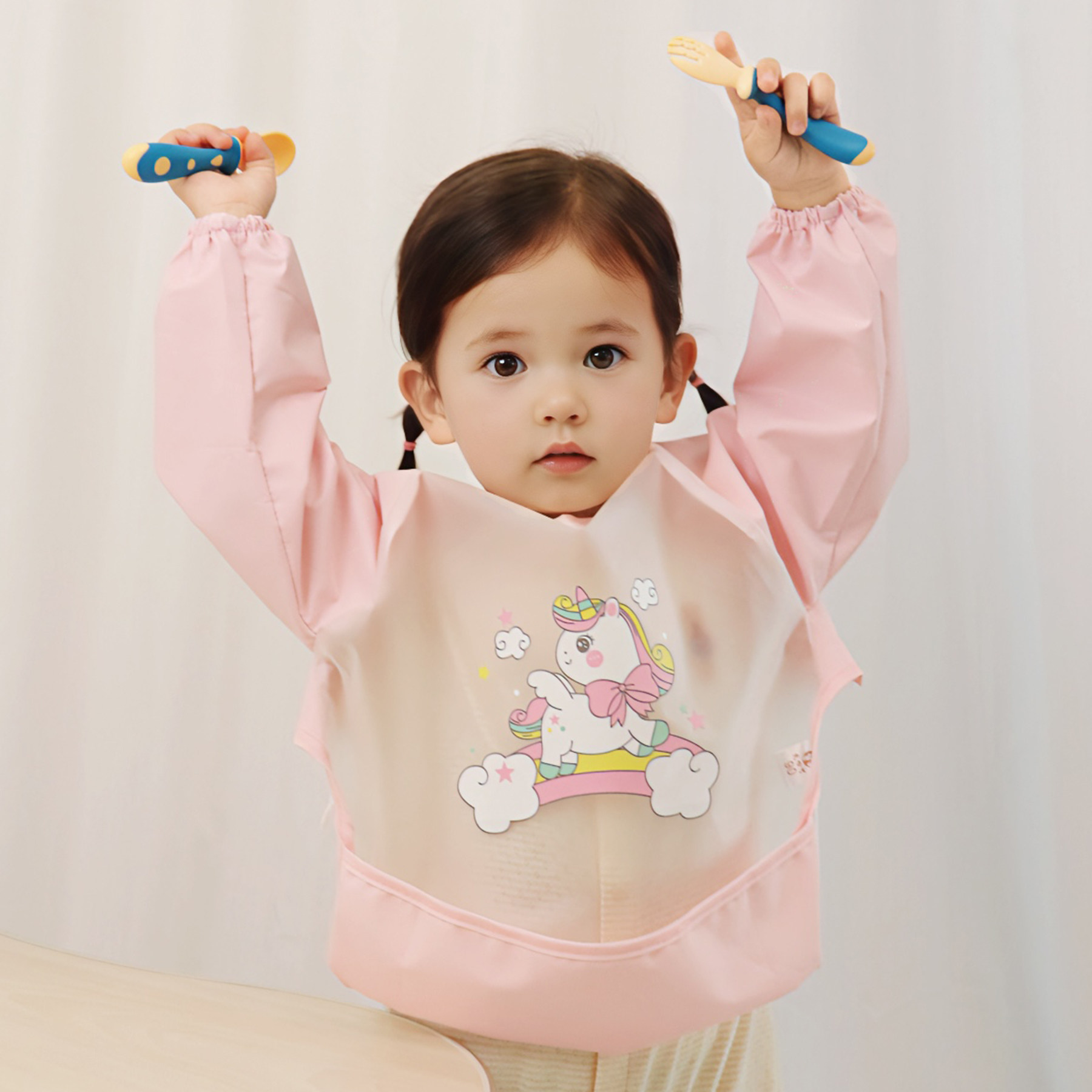 儿童罩衣洋气防水防脏宝宝吃饭围兜1-3岁男童女孩画画围裙反穿衣,童装/婴儿装/亲子装,反穿衣/罩衣,淘宝优惠券,粉丝福利购,淘宝优惠卷